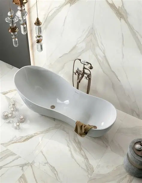 Porcelanato Cosmopolitan Calacatta Gold CP02 Lucido 60x120 9MM M2