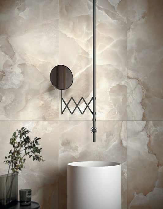 & Porcelanato Onyce Lead Grey ON 02 Luxury 120 x 278 6MM M2
