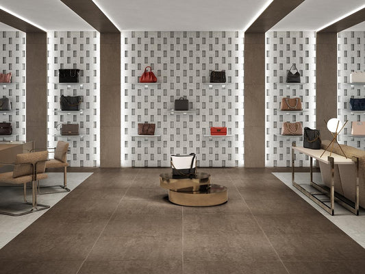 Porcelanato Pelle Brown Natural 89,46x89,46 M2