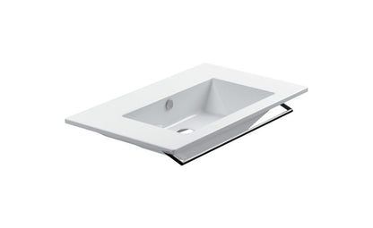 *** (DESC.) Lavamanos Semiempotrar Star 80 De 80 X 49 Cms Blanca