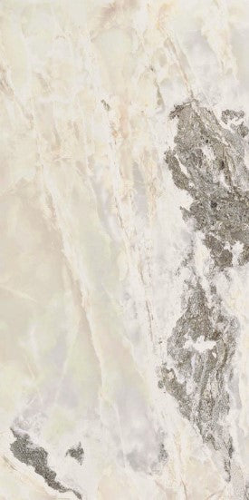Porcelanato Onyx & More White blend Satinado 60x120 De 6mm Rect M2