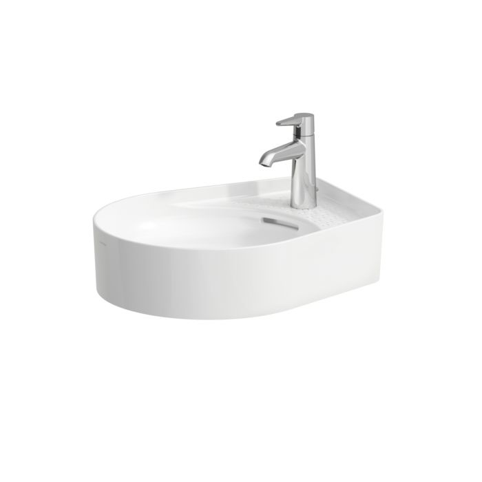 Lavamanos de Apoyo Val Con Espacio Para Jabonera De 50x40 S/H Blanco