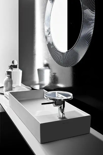 Lavamanos Sobreponer Rectangular 75x35cms Kartell S/H Grif. Blanco
