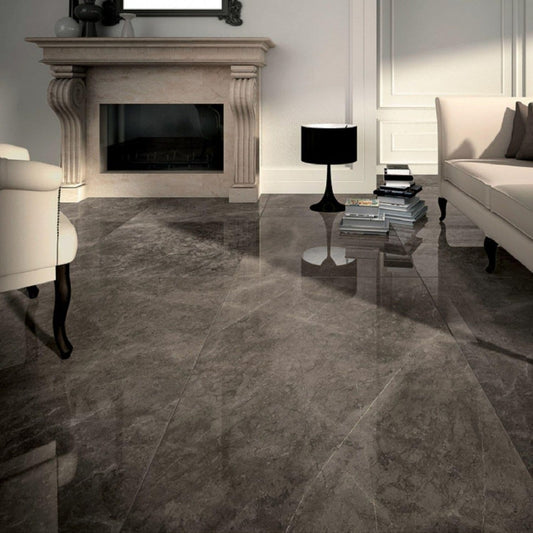 (DESC.) Porcelanato JW06 Fumo Di Londra Lucido SQ 120X240 9MM M2