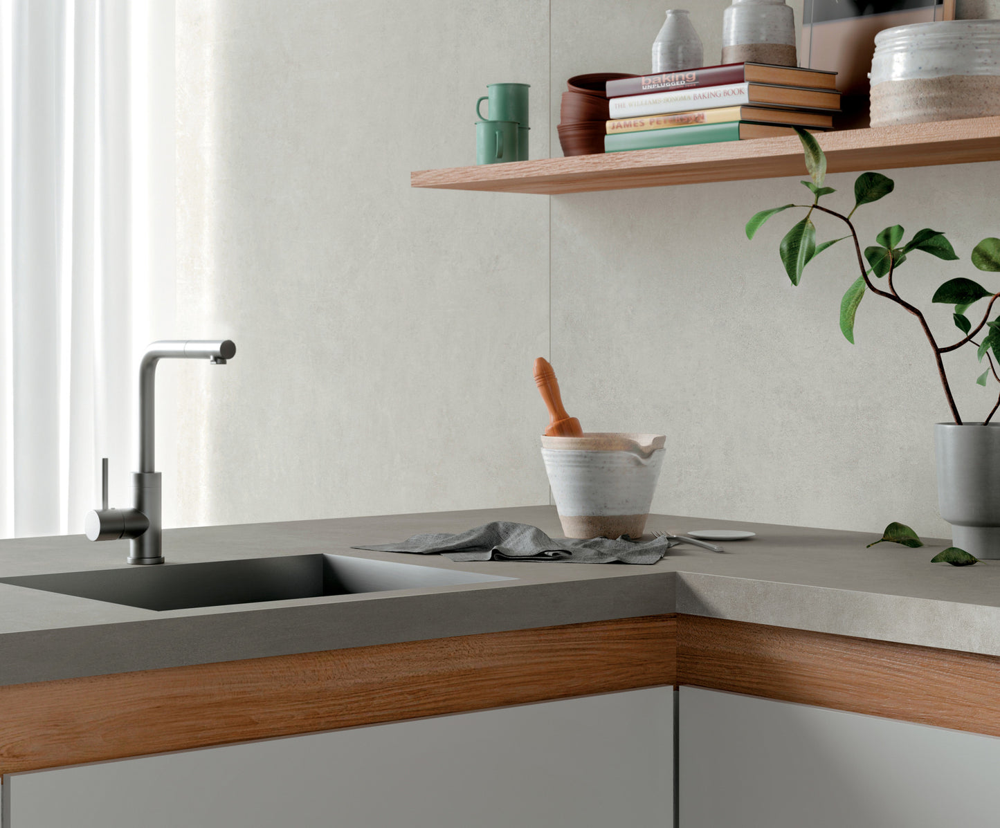 Porcelanato Glocal Clear 01 Spazzolato 60x120 9MM M2