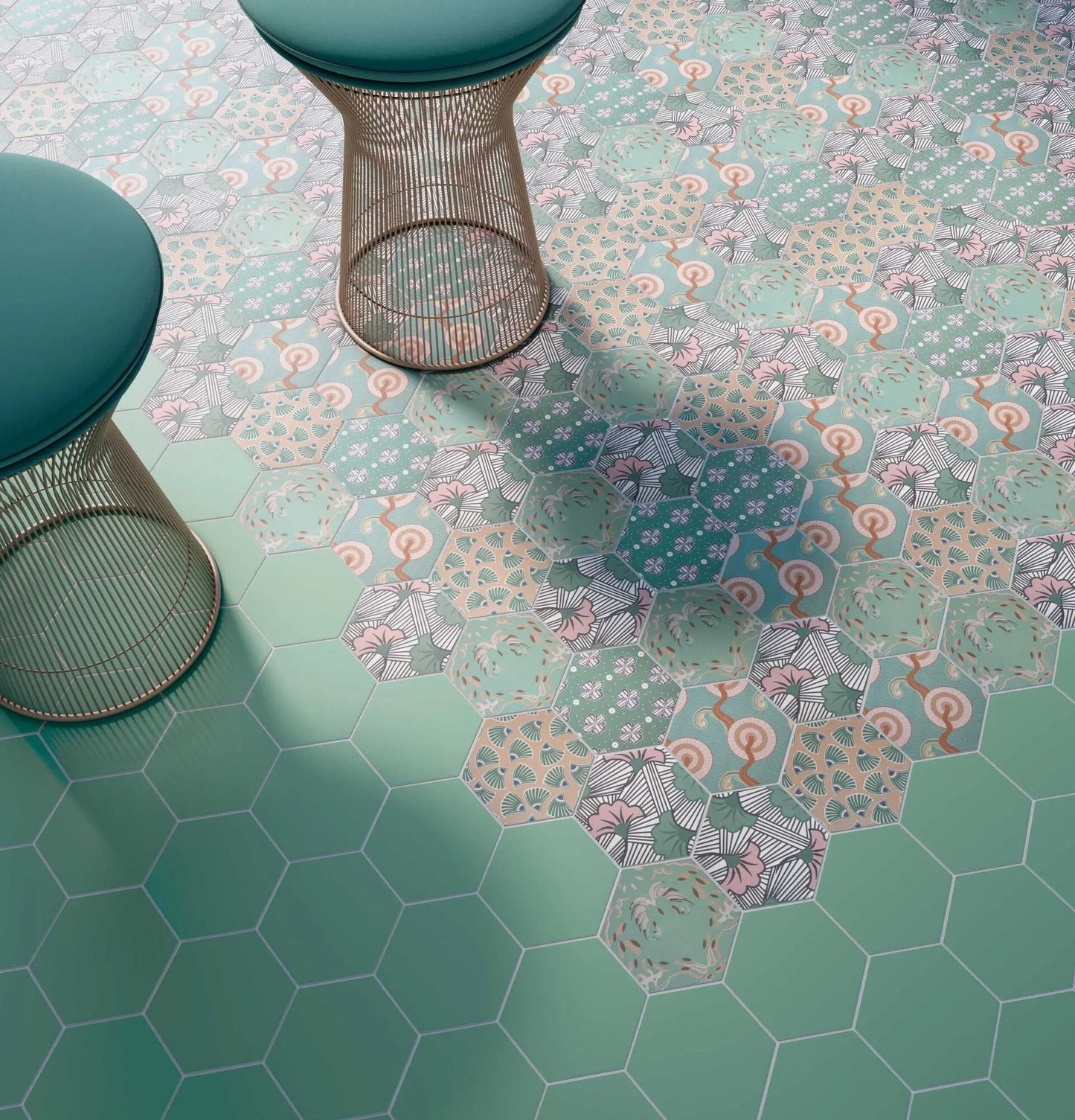 Ceramica Good Vibes Lagoon 14X16 M2