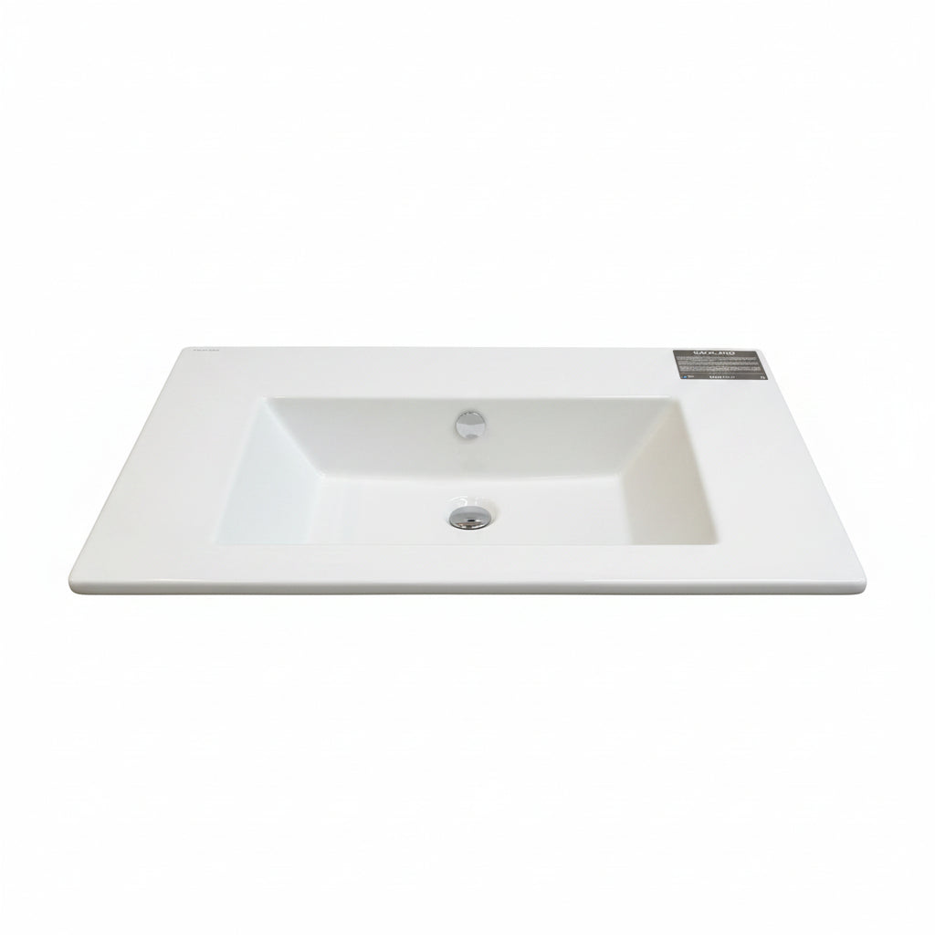 *** (DESC.) Lavamanos Semiempotrar Star 80 De 80 X 49 Cms Blanca