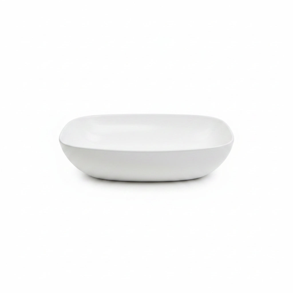 Lavamanos Sobreponer Nubes Rectangular Sin Rebose 60x38x16cm Blanco Mate