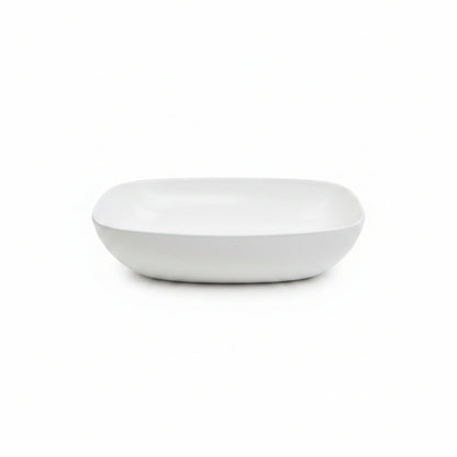 Lavamanos Sobreponer Nubes Rectangular Sin Rebose 60x38x16cm Blanco Mate
