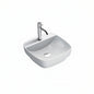 *** (DESC.) Lavamanos Semiempotrar Green Lux 42 x 42 cm Bl -Con Hueco