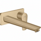 Griferia De Lavamanos Monocontrol Exterior a Pared talis E Con pico de 225MM Bronce Cepillado