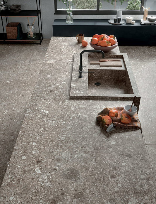 *** Porcelanato Norr Gra RR 02 Spazzolato 162x324 12MM M2