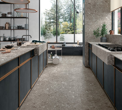 *** Porcelanato Norr Gra RR 02 Spazzolato 162x324 12MM M2