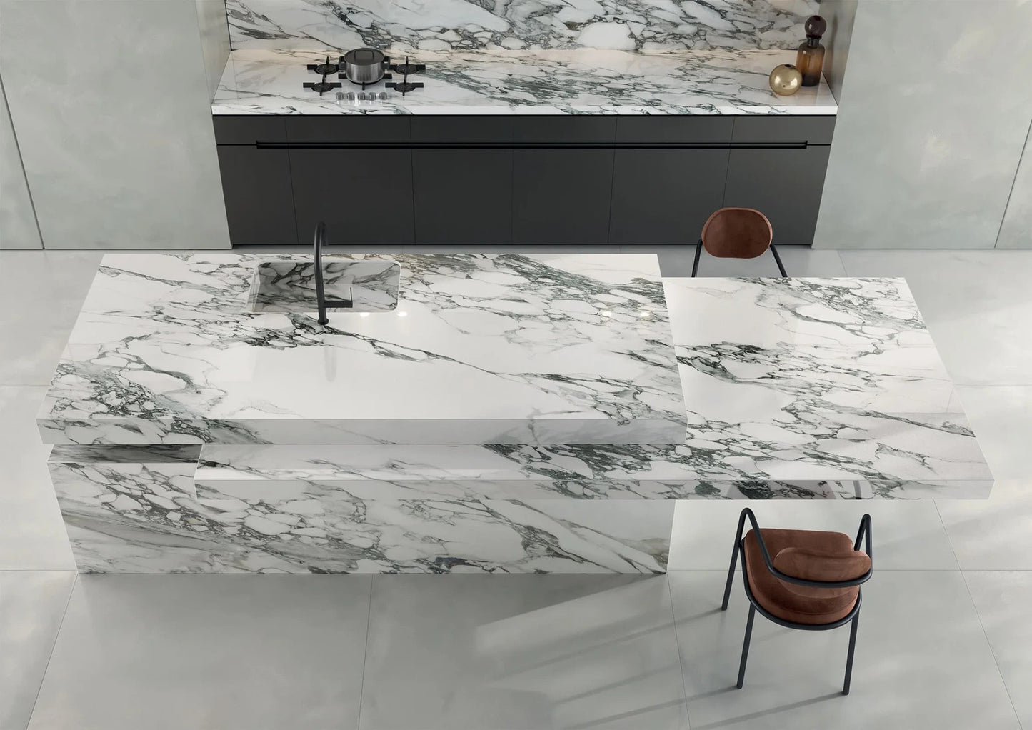 *** Porcelanato Calacatta Macchia Vecchia Mate 160x320 M2 12mm