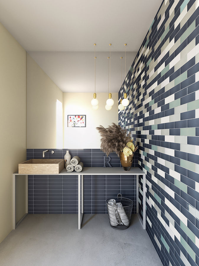 Cerámica Manhattan Brick White 6,3X25,5 M2