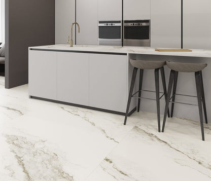 *** (DESC.) Bookmatch Larsen Super Blanco-Gris B Natural 150X300 Sk 6MM Rect